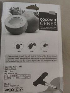 Premium Coconut Opener Tool/ driller