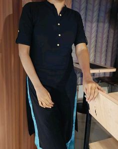 Peach Kurta with Embroidery