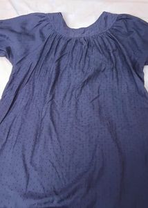 Elegant Navy Blue Kurta