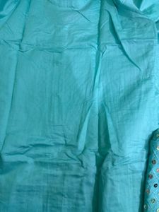 Beautiful Teal Kurta Set with Sequins
