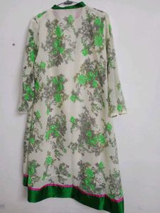 Elegant Floral Print Kurta