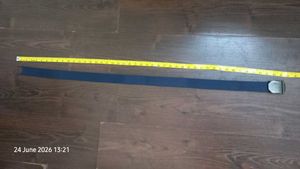 Men's Blue Canvas Belt