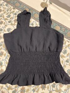 Cute Black Crop Top