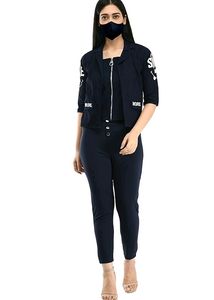 Neysa Women's Stretchable Printed Co Ord