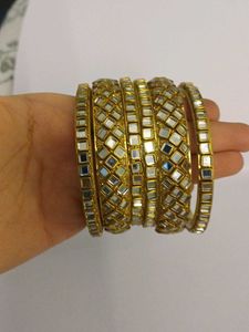 Yellow &amp; Gold Bangle Set