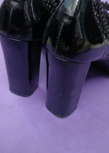 Black Patent Wingtip Mary Janes