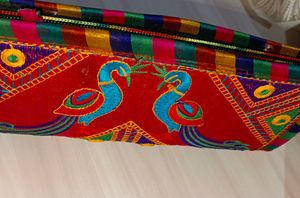 Beautiful Multicolored Peacock Purse