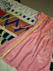 Elegant Pink A-Line Midi Dress