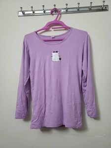 Cute Cat Graphic Long Sleeve Tshirt