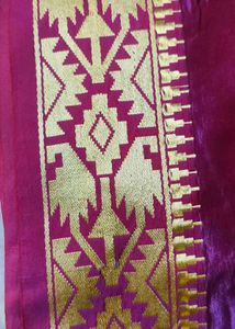 Pure Silk Kanjivaram Saree with zari motifs