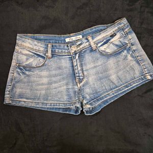 Blue mini  Denim Shorts