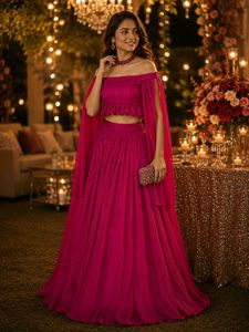Off Shoulder Bell Sleeve Crop Top