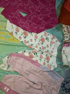 Cute Bunny &amp; Floral Print Pajama Set