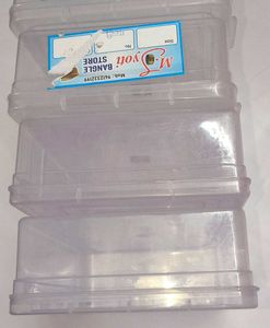 Premium Large Plastic Storage 4 Box Combo