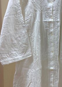 cotton chikankari top