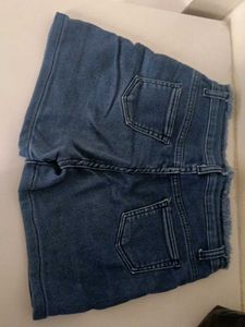Blue Denim Shorts