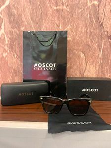 MOSCOT Men's Sunglasses - Classic Black Acetate