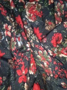 Beautiful Floral Print Saree