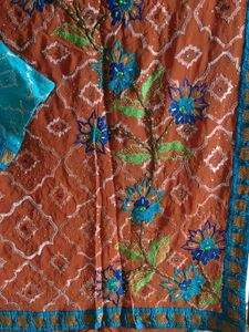 Elegant Embroidered Saree