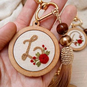 Hand Embroidered Keychains