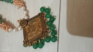 2 Combo Cristle Moti Necklace
