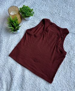Brown Tank Top