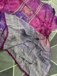 Vibrant Purple &amp; Pink kaftan Kurta Set💕