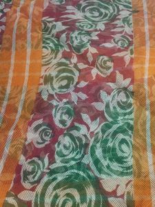 Vibrant Floral Saree