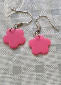 Pretty Pratty Pink Floral Danglers