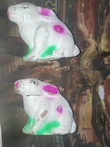 Decorative Rabbit Figurines (Set of 2)