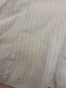Zara blue striped pretty cami top- corset style