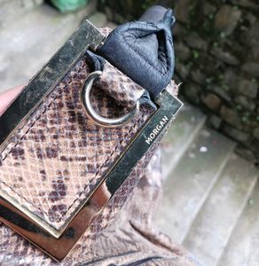 Chic Y2k Snakeskin shoulder Bag