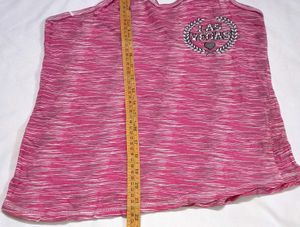 British Girl style Pink Vegas Racerback Tank Top