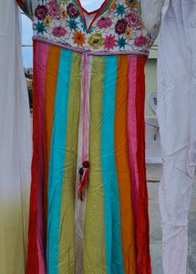 Colorful Striped Kurta set
