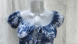 y2k dye print top