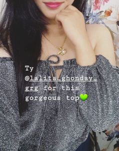 Shimmery Off Shoulders Top For Party