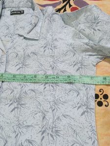 Printed Casual Shirt –Bamboo Leaf Design