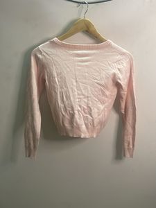 Pink Guess Rhinestone Sweater