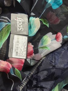 Soch Floral Print Saree - New with Tags