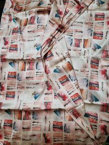 satin saree and can use dress material