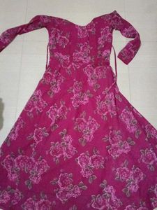 Beautiful Pink Floral Gown