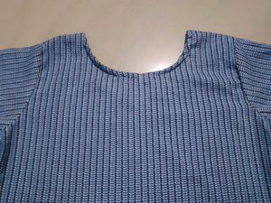 Blue Patterned Top Women's ❇️🍥✨