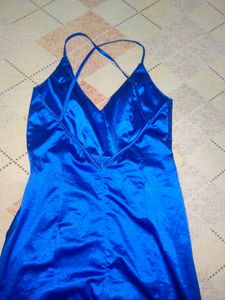 Satin Flared Dress