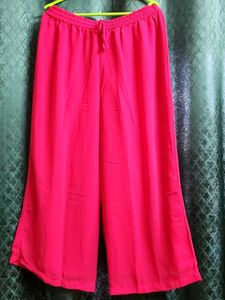Embroidered Pink Kurta with Palazzo and Duppata