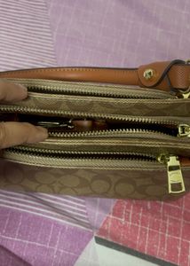 Coach Monogram Crossbody Bag
