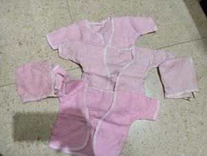 Bundle of 3 Pink Baby Tops