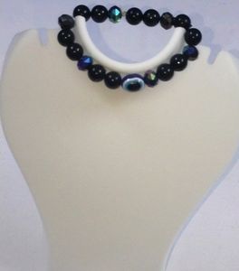 Braslate Acrylic shinning Pearl's Navy blue black