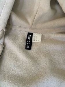 H&amp;M Beige Zip-Up Hoodie