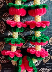 Handmade Velvet Flower Garland