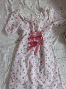 Sweet Floral Print Dress